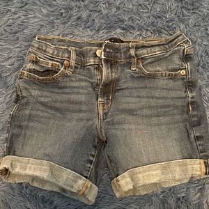 Denim shorts